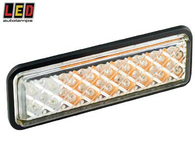 YHDISTELMÄVALO ETUVILKKU/-ÄÄRIVALO COMBI 12/24V - UPOTUSKAULUS - Etu- ja sivuvilkut LED - 1614-135AWMGE - 1