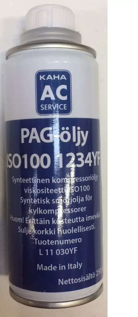 Kompressoriöljy PAG100 HFO 250ml - R1234yf - Ilmastoinnin kompressoriöljyt - L11030YF - 1