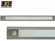 SISÄVALO, KAPEA, HIPAISUKYTKIMELLÄ, 12V - 410MM - HARMAA ALUMIIN - LED-sisävalot, suorakaide - 1614-40410G - 1