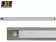 SISÄVALO, KAPEA, HIPAISUKYTKIMELLÄ, 12V - 770MM - HARMAA ALUMIIN - LED-sisävalot, suorakaide - 1614-40770G - 1