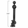 Ram Mounts Single komposiittinen säädettävä kiinnitysvarsi 1,5" C-sarja - Komponentit C-sarja 1,5 " pallo - RAP-411D-114-PA-BG - 4