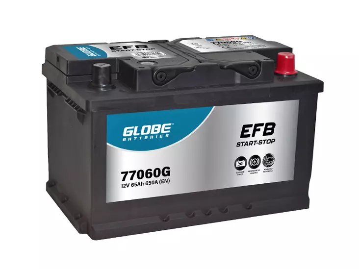 GLOBE EFB 65AH 278X175X175 -/+ 650A EN - GLOBE käynnistysakut - 1806-77060G - 1