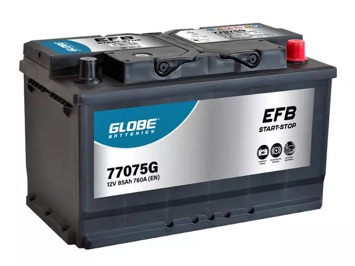 GLOBE EFB 85AH 315X175X190 -/+ 760A EN - GLOBE käynnistysakut - 1806-77075G - 1