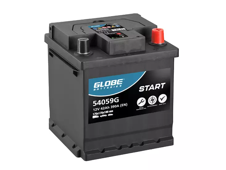 GLOBE START SMF 42AH 175X175X190 -/+ 390A EN - GLOBE käynnistysakut - 1806-54059G - 1
