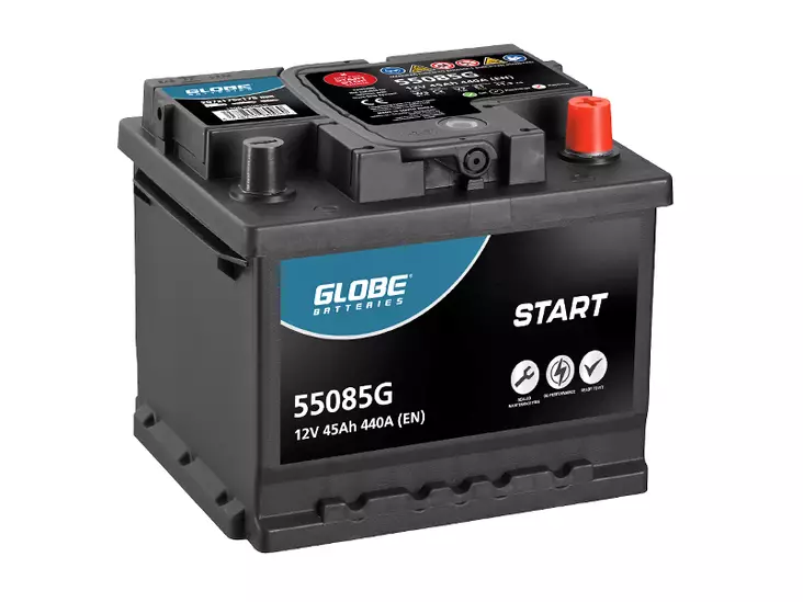 GLOBE START SMF 45AH 207X175X175 -/+ 440A EN - GLOBE käynnistysakut - 1806-55085G - 1