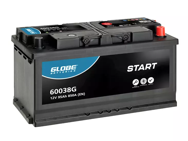 GLOBE START SMF 95AH 353X175X190 -/+ 850A EN - GLOBE käynnistysakut - 1806-60038G - 1