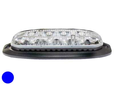 LED-TASOVILKKU SININEN 12/24V 110X32X22 - LED-tasovilkku - 40-X6SI - 1