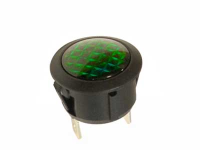 LED-MERKKIVALO VIHREÄ 12V - LED-merkkivalot - 1569-30229BULK - 1