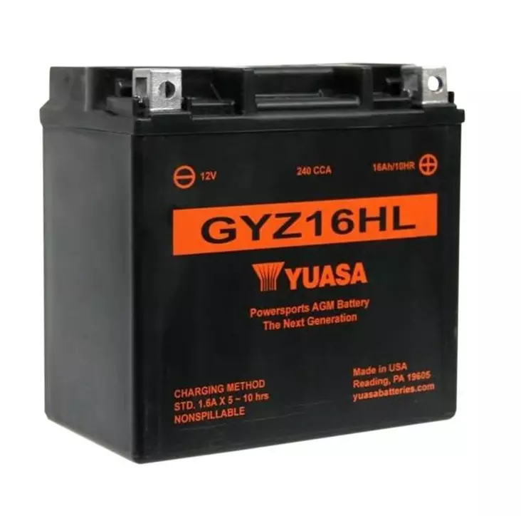 YUASA MP-AKKU GYZ16HL 16AH -/+ - Yuasa Mp-akut - GYZ16HL - 1