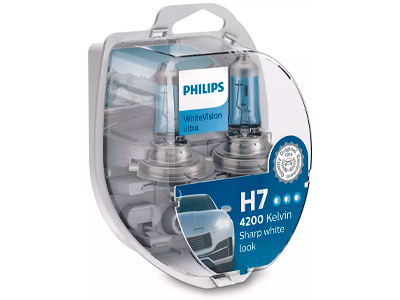Philips WhiteVision Ultra H7 12V polttimopari 2kpl - H7 12V halogenpolttimot - 10-12972WVUSM - 1