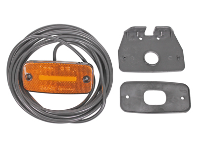 LED-ÄÄRIVALO/VILKKU CAT5 114X51X22 / 12-24V, 5M JOHTO - Etu- ja sivuvilkut LED - 1608-4915-5M - 1