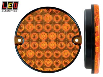 VILKKU, PYÖREÄ, 95 MM - LED-takavilkut - 1614-95AM - 1