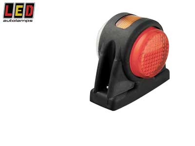 ÄÄRIVALO KUMIJALALLA, ETU/TAKA/SIVU - Kumivarsi äärivalot - 1614-1005RWM - 1