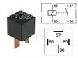 TEHORELE 12V 70A 4-NAP. - Hehkureleet yleismallit - 22200111N - 1