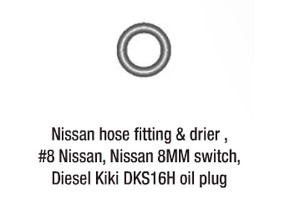 O-RENGASSARJA SIS 10 KPL - Ilmastoinnin huolto-osat, O-renkaat - 1352-568010N - 1