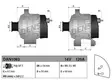 LATURI DENSO 120A FIAT 500 ABARTH 08- - Laturit - 3200-60337DENSO - 5