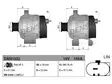 LATURI DENSO 12V 150A FIAT 500X/GIULIETTA/JEEP RENEGADE 14-> - Laturit - 3200-60481DENSO - 5