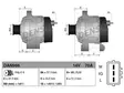 LATURI YARIS 70A - Laturit - 3200-60555DENSO - 5
