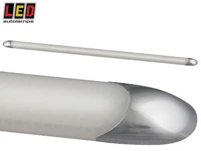 SISÄVALO, KAPEA - 121 LEDIÄ - LÄPIKUULTAMATON "MAITOLASI" # - LED-sisävalot, muut muodot - 1614-10121-24O - 1