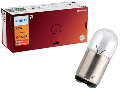 Msled R5w Philips Standard R5W 24V metallikantapolttimo 1kpl - Adita verkkokauppa