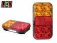 YHDISTELMÄVALO TAKA/JARRU/VILKKU/REKISTERIVALO/HEIJASTIN 12V - LED-suorakaide takavalot - 1614-149BARLP - 1