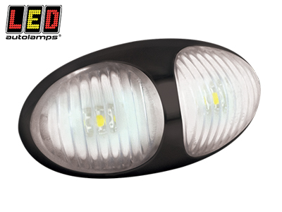 ETUÄÄRIVALO, KIRKAS- MUSTA - Kirkkaat äärivalot - 1614-37WM2P - 1