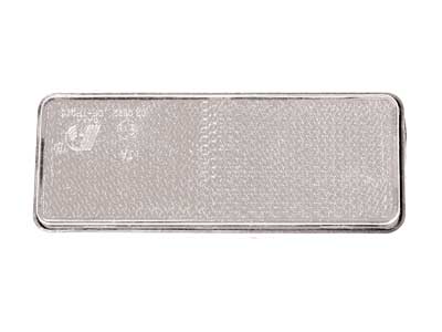 HEIJASTIN 95X37MM KIRKAS - Ajoneuvoheijastimet ja kilvet - 40-1013P - 1