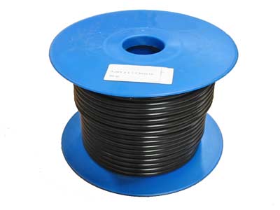 ICC musta autojohto 2x1,5mm2 - Pyöreä 50m - Autojohdot 2-N - 02314235-P - 1