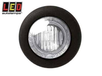 LED-ÄÄRIVALO KIRKAS PYÖREÄ Ø28MM 12-24V - Kirkkaat äärivalot - 1614-181WME2P - 1