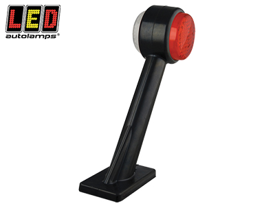 ÄÄRIVALO JOUSTAVALLA KUMIJALALLA, ETU/TAKA (OIKEA) - Kumivarsi äärivalot - 1614-1004RE2P - 1