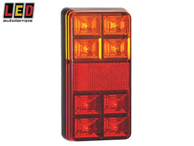 YHDISTELMÄTAKAVALO - LED-suorakaide takavalot - 1614-151BAR - 1