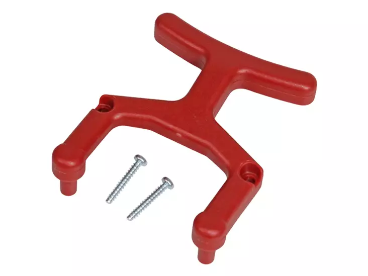 Euro trukkiliittimen kahva punainen - 80A/16mm2 - Trukkiliittimet - 1553-5973R - 1