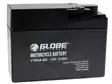 GLOBE 2,3 AH 114X39X86 -/+ LATTALIITIN NAVAT - Euroglobe Mp-akut - 1805-YTR4A-BS - 2