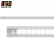 SISÄVALO, KAPEA, HIPAISUKYTKIMELLÄ, 12V - 770MM - HOPEA ALUMIINI - LED-sisävalot, suorakaide - 1614-40770S - 1