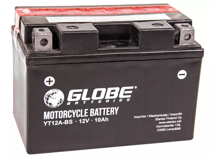 GLOBE AGM 12V 10AH 150X87X106 +/- 120A (EN) - Euroglobe Mp-akut - 1805-YT12A-BS - 2