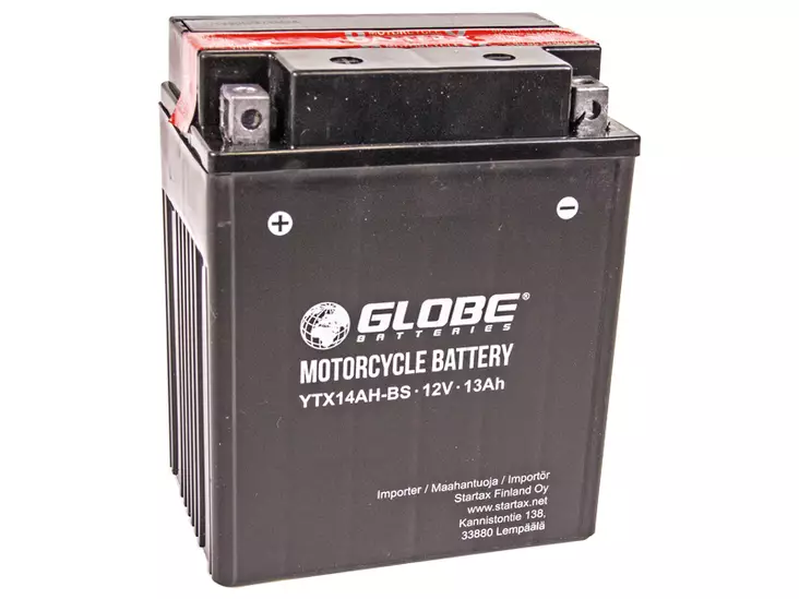 GLOBE AGM 12V 13AH 134X89X166 +/- 190A (EN) - Euroglobe Mp-akut - 1805-YTX14AH-BS - 2