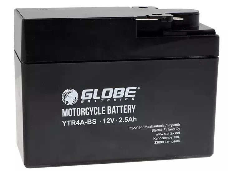 GLOBE 2,3 AH 114X39X86 -/+ LATTALIITIN NAVAT - Euroglobe Mp-akut - 1805-YTR4A-BS - 2