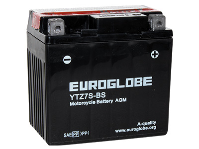 GLOBE AGM 12V 5,5 AH 114X70X106 -/+ 60A (EN) - Euroglobe Mp-akut - 1805-YTZ7S-BS - 1