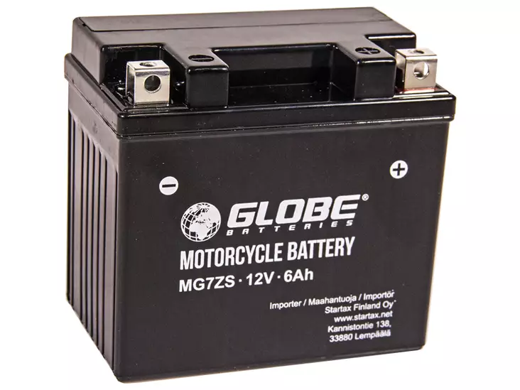 GLOBE GEL 12V 6AH 113X69X105 -/+ 95A (EN) - Euroglobe Mp-akut - 1805-MG7ZS - 2