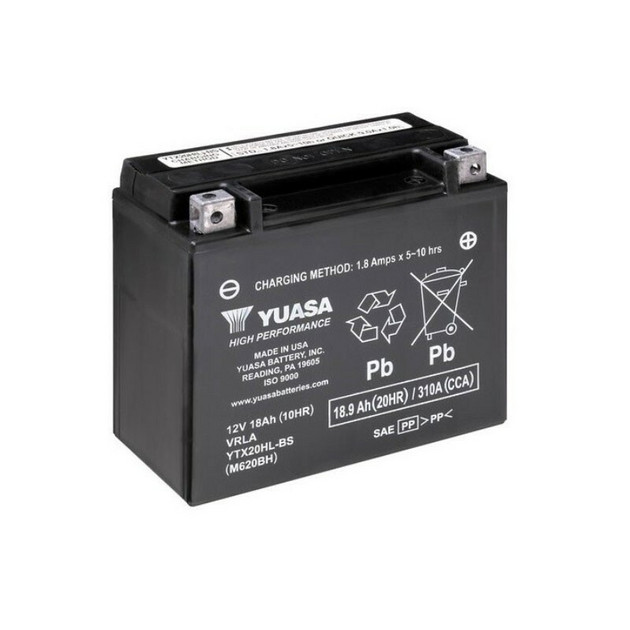 YUASA MP-AKKU 12V 18,9AH YTX20HL-BS -/+ - Yuasa Mp-akut - YTX20HL-BS - 1