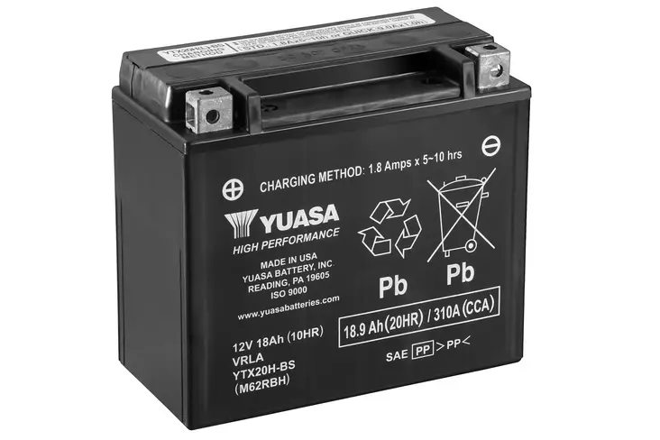 YUASA MP-AKKU 12V 18AH YTX20H-BS +/- - Yuasa Mp-akut - YTX20H-BS - 1