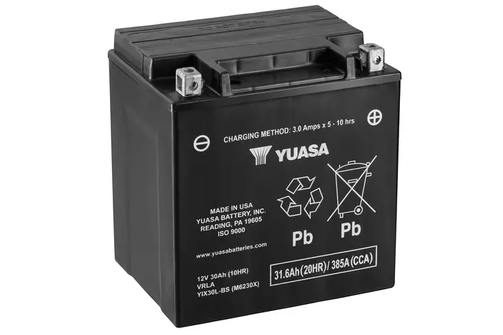 YUASA MP-AKKU 12V 31,6AH YIX30L-BS -/+ - Yuasa Mp-akut - YIX30L-BS - 1