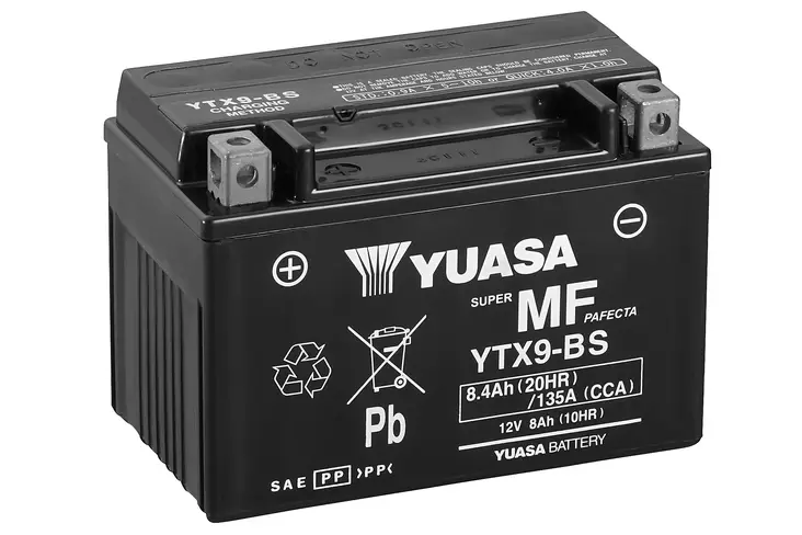 YUASA MP-AKKU 12V 8,4AH YTX9-BS +/- - Yuasa Mp-akut - YTX9-BS - 1