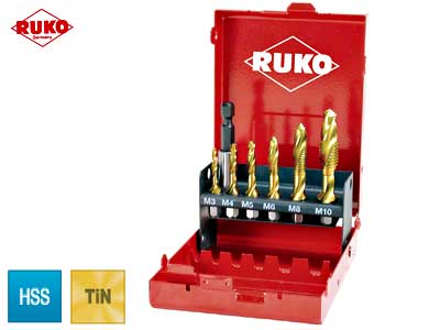 KIERRETAPPI SRJ.COMBII RUKO M3-M10 - Kierteitys: konetapit - RU-270020T - 1