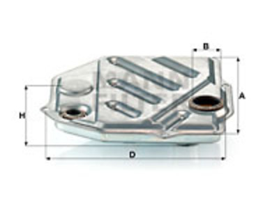VAIHTEISTOSUODATIN MANN, MB - Vaihteistosuodattimet - 1482-H19141KIT - 1