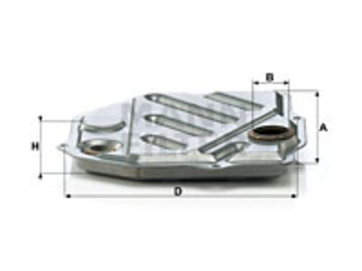 VAIHTEISTOSUODATIN MANN, MB - Vaihteistosuodattimet - 1482-H2014NKIT - 1