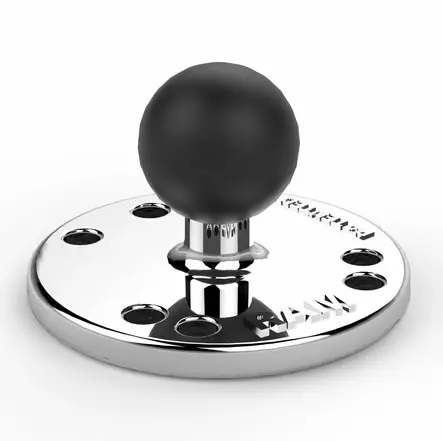 RAM Mounts kromattu pyöreäpohja 1" B-sarja - Komponentit B-sarja 1 " pallo - RAM-B-202CHU - 1