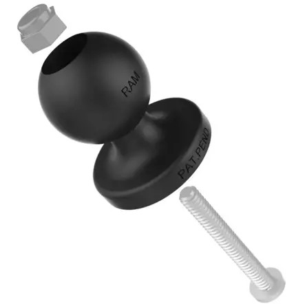Ram Mounts komposiittinen kiinnityspallo M5 reiällä 1,0" B-sarja - Komponentit B-sarja 1 " pallo - RAP-B-397BNHU - 1