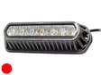 LED MAJAKKA/VAROITUSVALO 10-30V PUN # - LED-tasovilkku - 40-LE6PU - 1