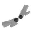 Ram Mounts jatkopala 1,5" C-sarja - Komponentit C-sarja 1,5 " pallo - RAM-230U - 2